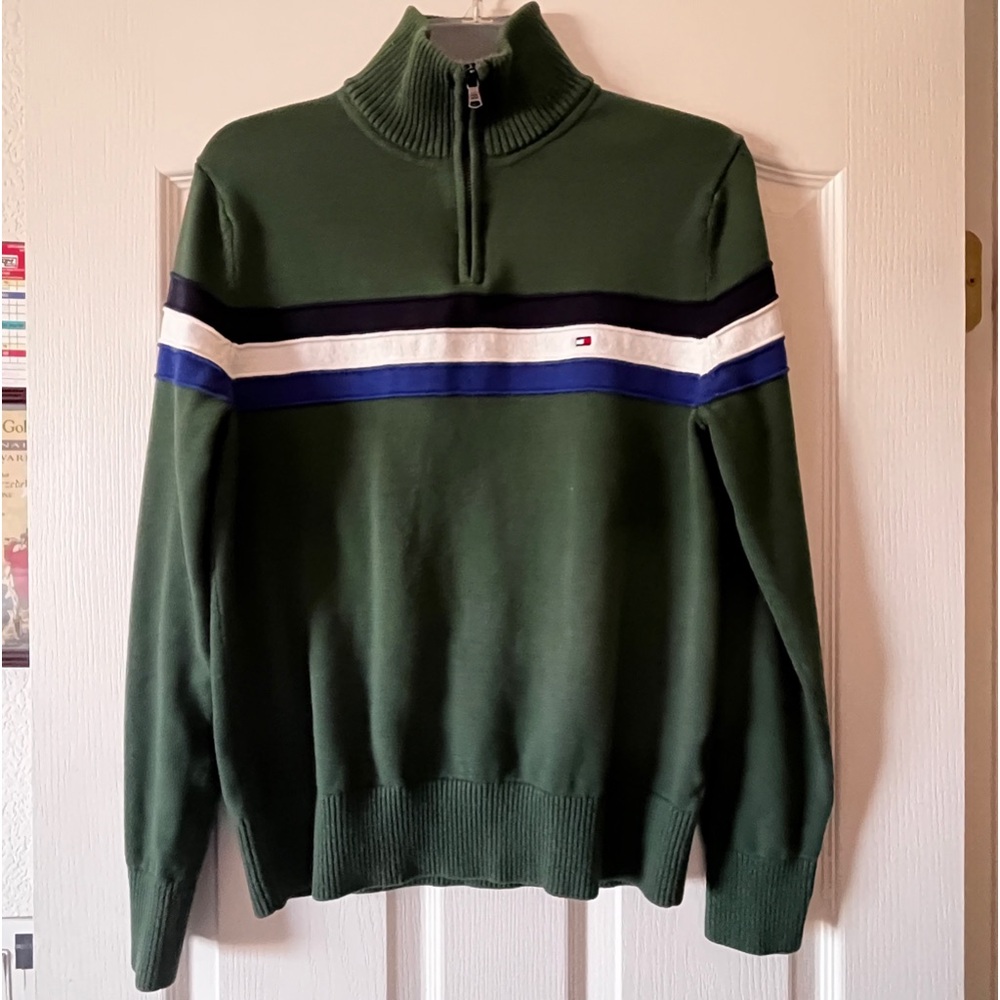 Men’s Tommy Hilfiger sweater. Green. M